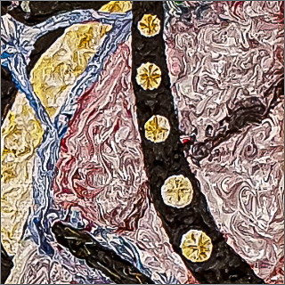 A detail of KOVEDIA, a painting by GAMMArt