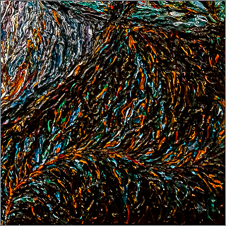 A detail of VENUS, a painting by GAMMArt
